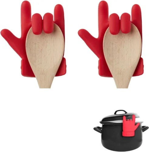 Vista 10 de BeyondNice Elevador de tapa de olla de silicona con forma de dedo, único, a prueba de derrames y liberación de vapor, herramienta y accesorios de 1