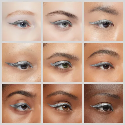 Vista 7 de Erinde Sombra de ojos delineador de ojos con purpurina líquida #01#03