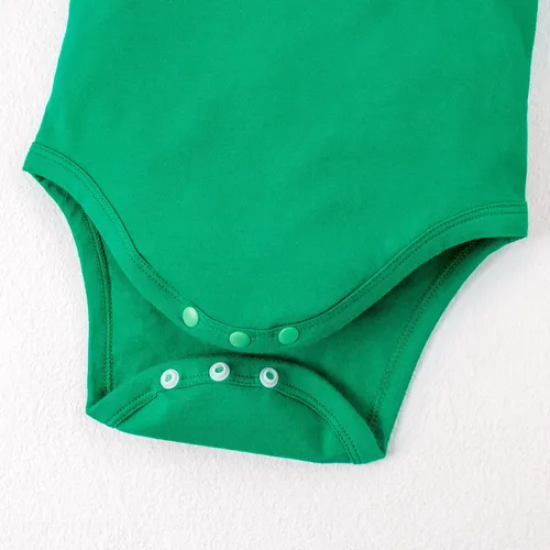 Vista 6 de LYSMuch Body de manga larga con volantes para bebé y niña, color sólido, ropa