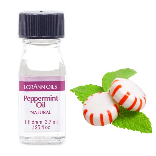 Vista 2 de LorAnn Aceite de menta SS Sabor Natural, 1 botella de dram (0.125 fl oz - 0.1 fl oz - 1 cucharadita)