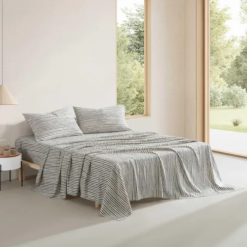 Vista 3 de Marimekko - Sábanas Queen, Juego de Ropa de Cama de Algodón Premium, Decoración del Hogar Lujosamente Suave y Lisa, Certificado GOTS