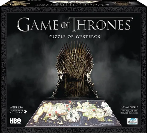 Vista 3 de 4D Cityscape Juego de Tronos (GOT) Mini rompecabezas 3D de Westeros (350 piezas)