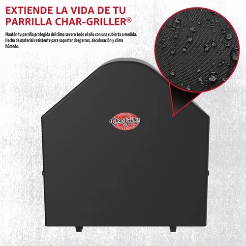 Vista 3 de Char-Griller 6455 AKORN Auto-Kamado - Funda para parrilla de carbón, color negro