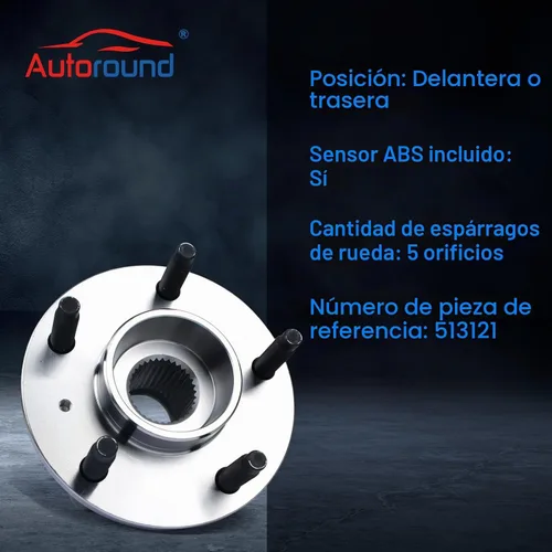 Vista 3 de Autoround 513121 - Conjunto de cubo de rueda delantera para Impala 1997