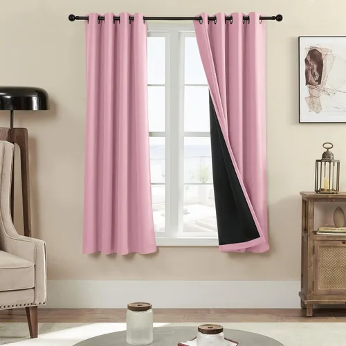 Vista 68 de Rutterllow - Cortinas 100% opacas, paneles de cortina con ojales, aislamiento térmico y bloqueo de luz para habitación y sala de estar