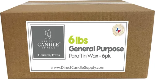 Vista 9 de Direct Candle Supply Cera de parafina de 1 libra, cera de parafina, kit de fabricación de velas de cera de parafina, bloques de cera de parafina