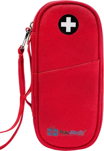 Vista 8 de PracMedic Bags Epipen - Estuche de transporte aislado para bolígrafos Epipens, Auvi-Q, inhalador, medicamentos para alergias y suministro de Negro