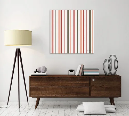 Vista 5 de Jaxson Rea Katie Pertiet - Lienzo envuelto en galería con diseño de pétalos vintage III, 12 x 12 pulgadas