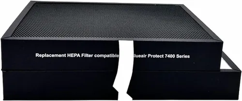 Vista 5 de Paquete de 1 filtro de repuesto 7400 compatible con filtro de repuesto para purificador de aire Blueair 7400, modelo 7470i, 7410i. Filtro