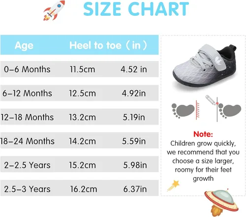 Vista 2 de FEETCITY Zapatillas de bebé para niños y niñas zapatos de primera caminata zapatos de cuna para recién nacidos zapatos de meter