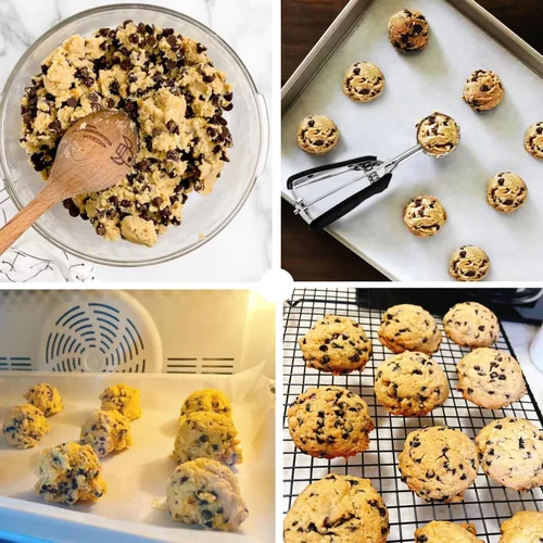 Vista 8 de JUNADAEL J Cuchara de galletas de 4 cucharadas, cucharadas de galletas de 2 onzas para hornear, cuchara para magdalenas para hornear, agarre cómodo
