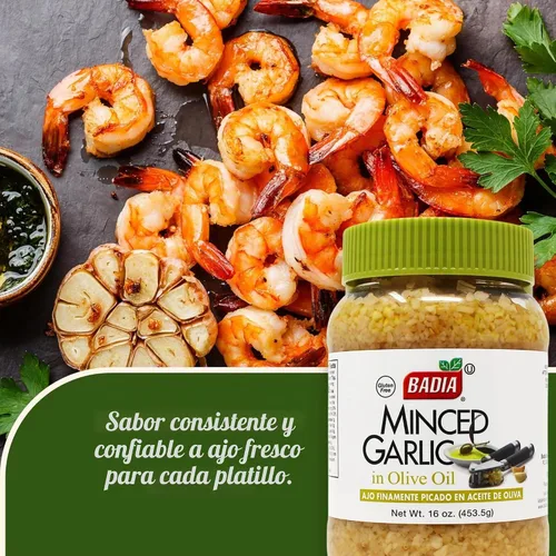 Vista 3 de Badia Spices inc Spice, ajo picado/aceite, 16 onzas