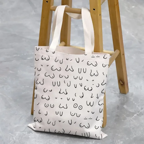 Vista 5 de VAMSII Bolsa de maquillaje para pechos, tetas inspiradas en los pechos, regalos para amantes de las tetas para mujeres, regalo de boobie