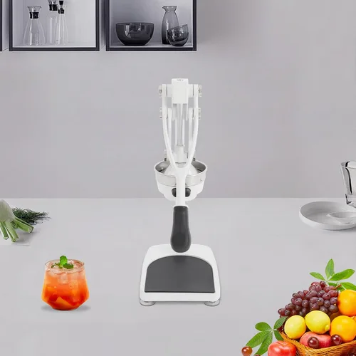 Vista 3 de Manual Cast Iron Juicer – Commercial Heavy-Duty Hand Press Squeezer – Stainless Steel Orange & Fruit Juicer for Watermelon, Lemon, Grapefruit & More