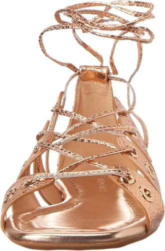 Vista 2 de Aerosoles Kathleen Sandalias planas para mujer, rosa, dorado, cuero (Rose Gold Leather), 9
