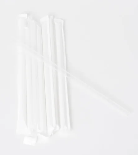 Vista 7 de Daxwell Pajitas de leche delgadas de plástico, envueltas individualmente, blanco, 5.75" x 0.146 in, C10001366 (12.000; 24 cajas de 500)