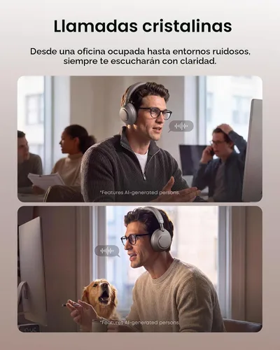 Vista 4 de Anker Soundcore Space 2 Pro ANC - Auriculares sobre la oreja Gris medianoche