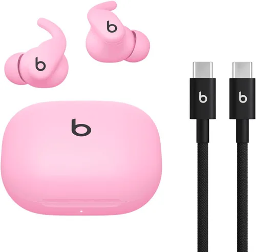 Vista 18 de Beats - Powerbeats Fit - Auriculares inalámbricos con cancelación de ruido para entrenamiento con ajuste Ultimate Secure con cable de carga USB-C