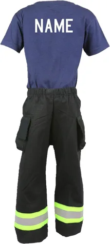 Vista 2 de Fully Involved Stitching Traje negro personalizado de 2 piezas para niños pequeños