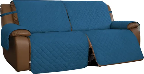 Vista 30 de Easy-Going Funda para Loveseat Reclinable de Gran Tamaño, Funda de Sofá Reversible para Reclinable Doble, Funda de Sofá Dividida para Cada Asiento