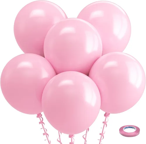 Vista 202 de Bezente Globos Naranjas de Látex para Fiestas - Paquete de 150 Globos de Helio Naranjas Mate Pequeños de 5 Pulgadas para Decoraciones de Fiestas
