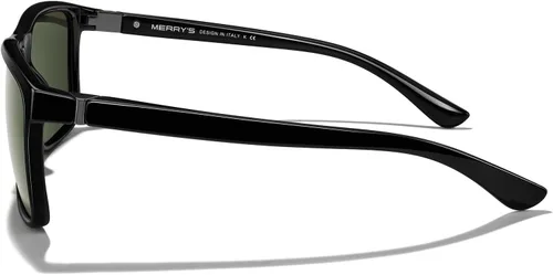 Vista 3 de MERRY'S - Gafas de sol deportivas rectangulares, lentes polarizados con protección UV400, para hombres y mujeres, gafas para ciclismo, conducción