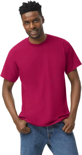 Vista 2 de Gildan Camiseta de algodón pesado para adultos, estilo G5000, paquete múltiple