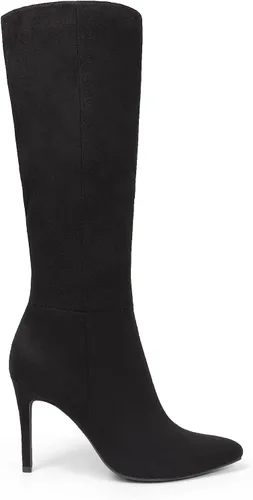 Vista 3 de DREAM PAIRS Botas altas hasta la rodilla para mujer, botas de tacón alto puntiagudas de moda para mujer