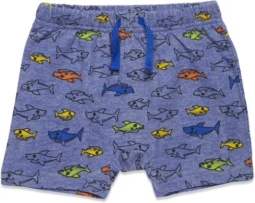 Vista 3 de Pinkfong Conjunto de camiseta y pantalones cortos de rizo francés para bebé Shark Mommy Shark para recién nacido a niño pequeño