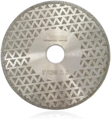 Vista 16 de SHDIATOOL Disco de corte y pulido de diamante para granito y mármol, hoja de sierra de rueda de corte con eje de 5/8 pulgadas-11 de 4 pulgadas