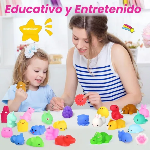 Vista 7 de Recuerdos de fiesta, 130 juguetes esponjosos: Kawaii Squishies Fidget Toys Caja del tesoro juguete para premios de aula, estudiantes, suministros
