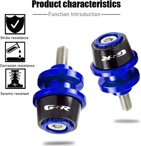 Vista 2 de Para GIXXER 250 SF 150 125 GIXXER 250SF 2018-2022 2023 Accesorios de motocicleta CNC Carretes basculantes Tornillos de soporte deslizante