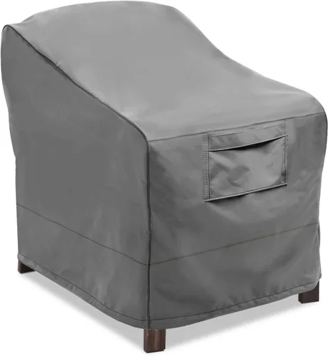 Vista 22 de Vailge Funda de sofá biplaza para banco de patio de 2 plazas, 100% impermeable, funda para muebles de patio con ventilación de aire, tamaño S beige