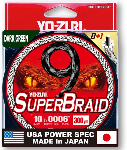 Vista 16 de YO-Zuri SUPERBRAID 9 - Línea de pesca trenzada flotante