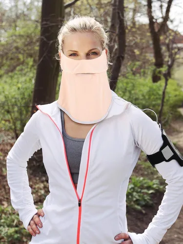 Vista 6 de 2 unidades unisex de protección solar para mujer, protección UV, bufanda facial para actividades al aire libre de verano