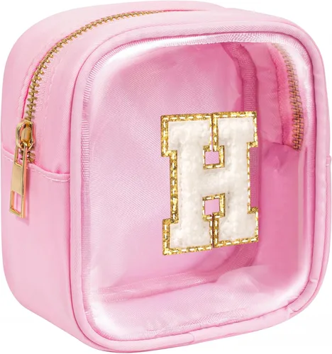 Vista 23 de KOTORA Bolsa de Maquillaje Inicial, Bolsa de Viaje de Artículos de Aseo, Bolsa de Maquillaje Transparente, Bolsas de Cosméticos Organizadoras