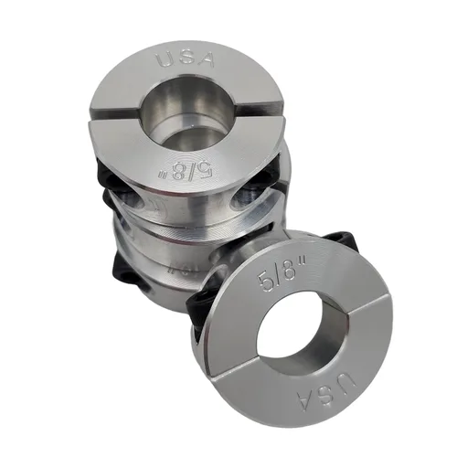 Vista 9 de Diámetro de orificio de 0.50 pulgadas - Abrazadera del collar de eje de dos piezas - Aluminio 2024 (paquete de 1)