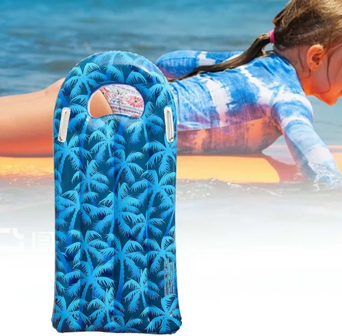 Vista 2 de kowaku Bodyboards - Tabla de surf inflable para niños para piscina deslizante y tobogán, tabla de surf flotante, tabla de surf portátil con asa