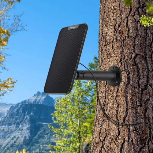 Vista 4 de REOLINK Panel solar de 3W, diseñado para cámaras de seguridad inalámbricas Negro