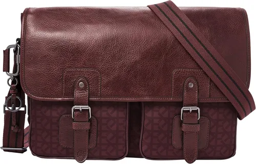 Vista 2 de Fossil Maletín mensajero de cuero para hombre