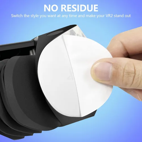 Vista 5 de Playstation VR2 Accesorios, PSVR2 Skin, PS5 VR2 Pegatinas protectoras Adhesivos Cubierta de Vinilo - Fácil de pegar y rasgar, sin residuos