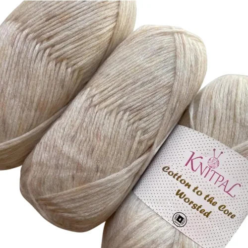 Vista 18 de Hilo de estambre de algodón puro para crochet de Cotton to The Core, paquete de 3 (598,6 metros / 300 g), patrones gratis, apto para principiantes