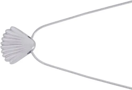 Vista 5 de XROLAND Necklace Fashion Metal Shells Pendant Necklace Earrings Simple Y2K Choker Earrings Sweet Cool Clavicle Chain Necklace Jewelry