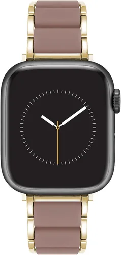 Vista 11 de Anne Klein Silicone Adjustable Bracelet for Apple Watch Negro/Oro rosa