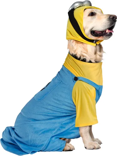 Vista 3 de Disfraz de minion de Mi villano favorito 2 para mascota, 2x, Azul