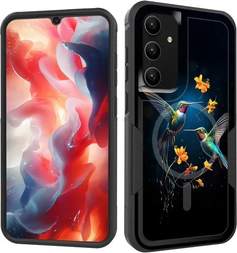 Vista 247 de Funda magnética para Galaxy A16 5G, [compatible con MagSafe] [protección contra caídas de grado militar] Funda resistente a prueba de golpes