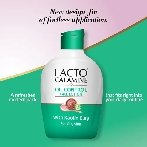 Vista 3 de Lacto Calamine Loción hidratante facial para pieles normales a mixtas Exceso de aceite absorbente y hidratante para refinar poros Matificante