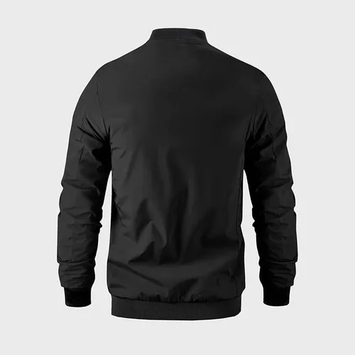 Vista 4 de Chaqueta bomber bordada con letras para hombre