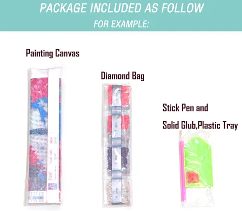 Vista 9 de Kits de pintura de diamantes 5D para adultos y niños, arte de diamantes, pintura de diamantes, arte de taladro completo, manualidades por números