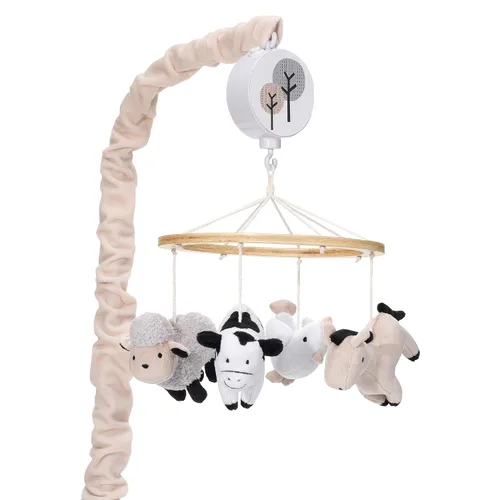 Vista 22 de Lambs & Ivy Baby Blooms Pink Butterfly Musical Baby Cuna Móvil Chupete Juguete